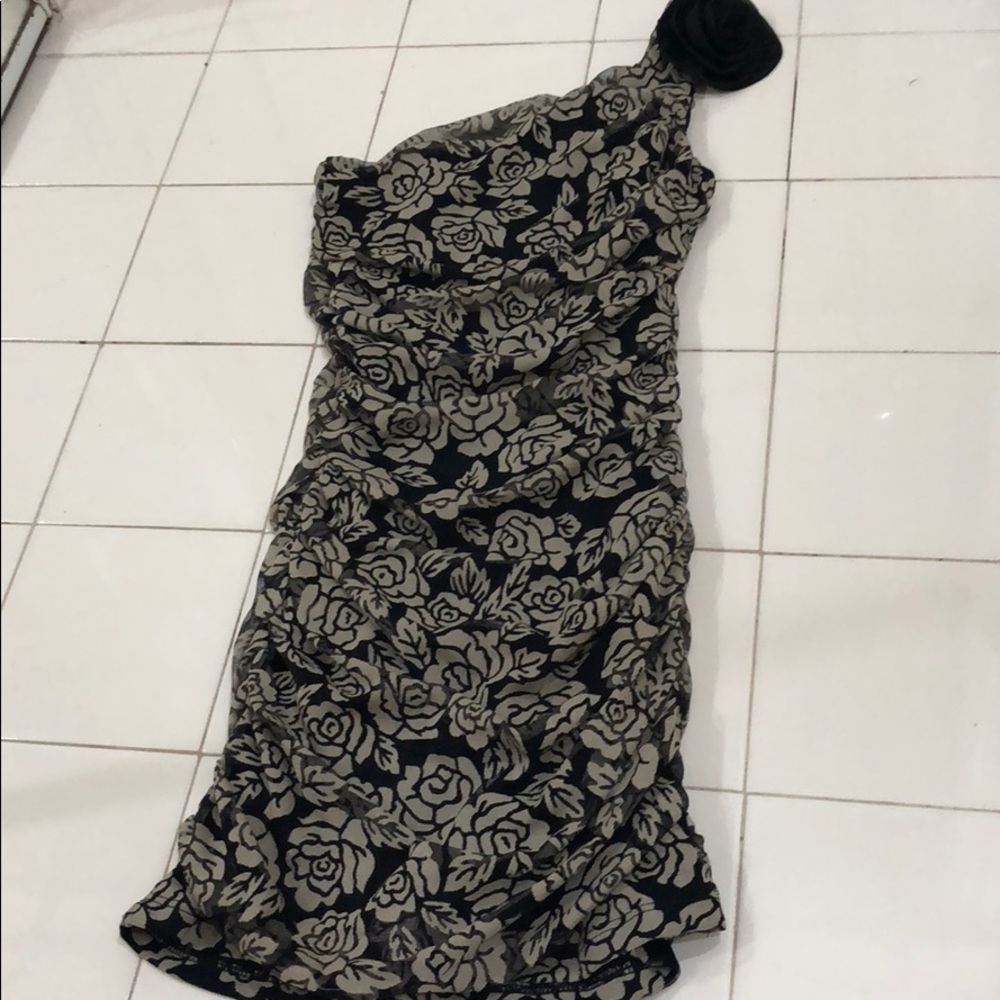 5 for $15 Floral one shoulder dress